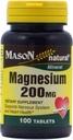 Vitaminas Masónicas Magnesio 200 mg Tabletas,100 Cuenta