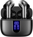 Auriculares Bluetooth TAGRY True Wireless Earbuds 60H Playback LED Power Display Auriculares con caja de carga inalámbrica IPX5 Auriculares impermeables en el oído con micrófono para TV Smart Phone Laptop Computer Sports