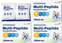 Multi-Peptide Powder, 5 pequeños péptidos de proteína de molécula: Soy, Ovalbumin, Whey, Cucumber de mar y péptidos de chiitake,100% Absorción, 62% Proteína, Omega 3 "6, vitaminas " minerales (3 cajas)