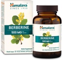 Himalaya Berberine - Suplemento herbal para apoyar el metabolismo normal, inmune y salud digestiva - Vegan, gluten libre, 500 mg, 60 cápsulas vegetarianas