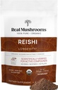 Real Mushrooms Reishi Mushroom Powder - Extractos de setas orgánicas manipulados - Red Reishi for Tranquil Daily Wellness with Verified Beta Glucans Vegan, Non-GMO, No Grain Fillers, 100 Servings
