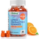 Lutein Vegan y Zeaxanthin Suplementos, Lutein for Eyes with Zeaxanthin & Vitamina A, Lutein Gummies for Dry Eye Relief " Clear Vision, Eye Vitamins for Seniors " Kid, 60 Conde, Orange Flavor