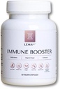 LEMAlab Immune Booster – 60 cápsulas Vegan – B-Complex, Vitamina C &amp; E, Ginger ecológico &amp; Echinacea – Fórmula Antioxidante – Soporta Función Immune & Energy Metabolism