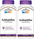 21st Century Acidophilus Probiotic Blend Capsules, 150-Count (Pack of 2)