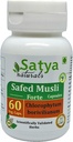 Safed Musli Forte Capsules 500 mg. 60 Veg. Capsule ← Safed Musli (Chlorophytum Arundinaceum) Extracto Cápsulas para Hombres y mujeres ← Ayurvedic Herbal Suplemento/Remedios (1 Botella de 60 cápsulas)