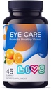 LIVS Eye Care, Lutein y Zeaxanthin, 45 Orange Gummies