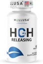 Hallusa Natural Hall HGH Complex - Amino Acid Complex - Muscle & Workout Support - Energy & Recovery Formula - L-Arginine, L-Ornithine, L-Glutamine - 60 Tablets (30 Day Supply)