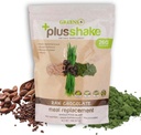 Greens+ PlusShake Raw Chocolate Grass Fed Whey Protein Powder - Reemplazo de Comida Silencioso No-GMO viv Gluten &amp; Soy Free ← Dietary Supplement Superfood + Multi-Vitamins  27g Protein ← 1.5 lb Bag