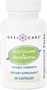 Glucosamina Gericare HCl 500 mg, Sulfato de condroitina 400 mg con cápsulas suplementarias de sodio 35 mg - Apoya la movilidad conjunta, promueve la salud de cartílago y la flexibilidad, 60 Cuenta (Pack of 1)