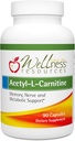 Wellness Resources Acetyl-L-Carnitine (ALC) for Memory, Nerves (500 mg, 90 cápsulas)