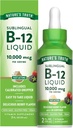 La verdad de la naturaleza B12 Sublingual Liquid Drops TENED 10,000 mcg TENIDO 2 oz TENIDA Fast Acting TEN Vegan, Non-GMO &amp; Gluten Free