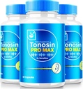 NutraRize (3 Pack) Tonosin Pro Max Capsules, Fórmula oficial de salud del oído, Suplemento totalmente natural para promover la salud del oído interno, soporte de atención premium, TonosinProMax Reseñas (180 cápsulas)