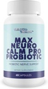 Max Neuro Calm Probiotic - Soporte Probiótico Nerve - 40 Billion CFU Premium Fórmula - Soporte Mood - Ayuda Mejor salud Nerve - Soporte Salud Gut - Soporte Función Natural Immune