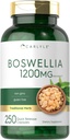 Carlyle Boswellia Extracto Capsules 1200mg  vírgenes 250 Conde ¦ Boswellia Serrata Complex with Black Pepper Extract ¦ Non-GMO, Gluten Free Supplement