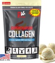 PhysiVantage Supercharged Collagen Peptides Powder - Hydrolyzed Collagen for Joint, Tendon, Ligament, " Skin Health Support - Vanilla, Keto, Paleo, 16oz ANTE Enhanced with Vitamin C, BCAAs, Grass-Fed