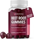 Beet Root Gummies with COQ10 & Pomegranate - Nitric Oxide Supplement for Men and Women - Beetroot for Endurance, Performance, Recovery - Vegan, Non-GMO, Gluten Free - Mixed Berry Flavor, 60 Conde