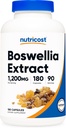 Nutricost Boswellia Extract Capsules (1,200 MG) (180 CAPS) - Gluten Free, Non-GMO, Vegan, 90 Servings