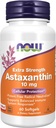 AHORA Alimentos Suplementos, Astaxanthin 10mg, Extra Strength,derived from Non-GMO Haematococcus Pluvialis Microalgae y ha naturalmente ocurriendo Lutein, Canthaxanthin y Beta-Carotene, 60 Softgels