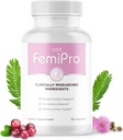 Suplementos de Control de Vejiga Femipro para Hombres, Herb Natural &amp; Probiótico Blend, apoya la salud de la orina &amp; equilibrio de microbioma hechos en EE.UU. Non-GMO, 30 cápsulas, 1 mes de suministro