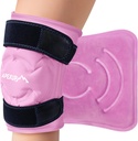 APEXUP Ice Pack for Knee Pain Relief, Large Reusable Wrap After Surgery, Flexible Gel Cold Pack for Injuries, Pain Relief for Back, hombro, codo, tobillo y pierna (Pink, L, 1PK)