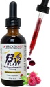 Bricker Labs B12 Blast Methylcobalamin 5000mcg, Great Tasting Sublingual Liquid Energy Vitamins -Vegan B12 Vitaminas, Sustained Energy and Cellular Health Supplement - 59-Day Servings