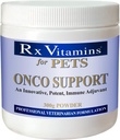 Vitaminas de Rx Onco Soporte Suplemento inmunitario para perros &amp; gatos - Anti inflamatorio para perros - Cat Immune Soporte con pólvora de Spirulina - 300g