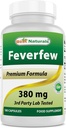 Mejores Naturales Feverfew 380 mg 180 cápsulas