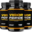 (3 Pack) Fuerza de Vigor para Hombres, Fuerza de Vigor Fórmula de Alto Rendimiento, Fuerza de Vigor Oficial Male Pills 8.50, Ingredientes Premium Para la máxima eficacia, Vigor Force Reseñas VigorForced (180 cápsulas)