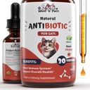 Antibióticos para gatos - Antibióticos para gatos - Antibióticos para gatos - Alivio de alergia para gatos - Antibiótico para gatos - Antibióticos para gatos - 1 fl oz: Sabor de pollo asado