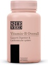 Complejo general de vitamina B1,B2,B3,B5,B6,B7,B9, B12 con VIT-C para la energía, Hermoso pelo TENIDO Skin &amp; Nails Digestion permanente Nurtify Healthy Funcionamiento para Hombres &amp; Mujeres