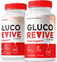 (2 Pack) Gluco Revive - Píldoras oficiales de Gluco Revive para niveles estables, circulación y salud general, GlucoReflexive Support For Well-Being, GlucoRevive Pastillas Review (120 cápsulas)