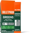 Bulletproof Greens Packets, 15 Conde, Daily Greens Powder con Superfoods y Nootropics, Full Serving of Vegetables, Essential Nutrients