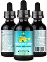 Extracto Herbal Mullein de Undelio - Tintura orgánica y libre de alcohol para respiratorio, pulmón, sueño &amp; apoyo digestivo - No GMO, Vegan - 4 fl. Oz para la salud inmune &amp; Lung Detox