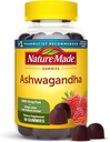 Nature Made Ashwagandha Gummies, Vegan, KSM 66 Ashwagandha for Stress Support, 60 Conde, 30 Day Supply