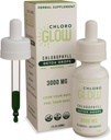 Chloroglow Liquid Chlorophyll Oxygen Drops 3000mg ← Energy Supplement Metabolism Immune Support, Natural Detox, Altitude Sickness Aid & Body Deodorizing Supplement 30ml (Pack of 1)