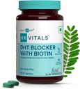 Bloqueador QURA DHT con Biotina, Nettle Stinging y SOYA Protein, ayuda a reducir la caída del cabello, estimula el crecimiento del cabello, paquete de 60 tabletas