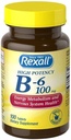Rexall Vitamina B6 100 mg Tabletas, 100 ct