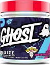 GHOST Size V3 Muscle Builder Dietary Supplement - Warheads Sour Watermelon, 30 Servings – Support Muscle Growth & Strength Building for Men &amp; Women - Creatine & Betaine - Free of Sugar & Gluten
