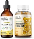 Wild & Organic Mullein Drops 4 oz & Immune Support Gummies