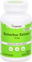 Vitacost Butterbur Extract - Estándarizado - 75 mg - 120 cápsulas