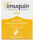Nutramax Imuquin Immune Health Supplement Powder for Dogs and Puppies - With Beta Glucans, Marine Lipids, Vitamins and Minerals, 30 Packets
