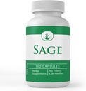 PURE ORIGINAL INGREDIENTES Sage, (100 cápsulas), siempre puro, sin aditivos ni artillería, Lab Verified