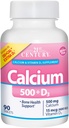 21th Century Calcium Plus Extra D Caplets, 500 mg, 90 Cuenta, Pack de 1