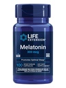 Extensión de vida Melatonina, 300 mcg, Gentle Sleep Support, Healthy circadian Rhythms, Cellular Defense, Gluten-Free, Non-GMO, Vegetarian, 100 cápsulas