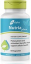 Estilos de vida NutriaPlus Suplemento antioxidante - Herbal Immune Support &amp; Multivitamínico con Selenio, vitamina C, té verde, ajo y más – Hecho en Canadá – 60 cápsulas (60 cápsulas (Pack of 1))