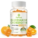 Glucosamine Chondroitin Gummies with MSM & Elderberry Extra Strength - Joint Support, Antioxidant Immune Support Supplement for Adults, Men &amp; Women. Orange