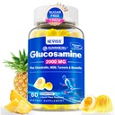 Azúcar Glucosamina libre Condroitina MSM Gummies - Max Strength Mobility Supplement for Women ' Hombres w/ Glucosamine Sulfate 2000mg, Boswellia, Curcumin & Hyaluronic Acid - Flexibility Support - 60Cts