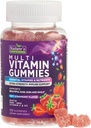 Gummies multivitamina para adultos - Gummy multivitamínico completo para hombres de mujeres - Vitaminas esenciales " Minerales con vitaminas A, C, D, E, " High Potency B12 - Vegetarian Gummy Multivitaminas - 60 Gummies