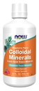 NOW Foods Supplements, Colloidal Minerals Liquid, Plant Derived, Essential Trace Minerals, Raspberry, 32-Ounce