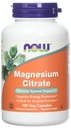 Now Foods Magnesium Citrate caps- 120 Vcaps ( 2-Pack)